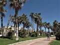 Italy, the  Civitavecchia sea front Royalty Free Stock Photo