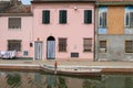 Italy, Comacchio, a traditional boat