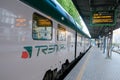 Italy, Como lake train station, commuters