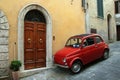 Italy, Compact car Royalty Free Stock Photo