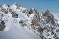 Italy, Courmayeur, Mont Blanc range Royalty Free Stock Photo