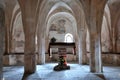 Italy, crypt of romanesque church