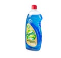 Plastic bottle of dishwashing liquid from the brand SVELTO with mint flavor