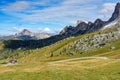 Italy Dolomites moutnain - Passo di Giau in South Tyrol