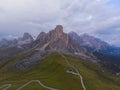 Italy Dolomites moutnain - Passo di Giau in South Tyrol.