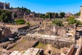 Italy. The energy of the ruins of ancient Rome. Royalty Free Stock Photo