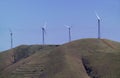 Italy, eolic energy turbines Royalty Free Stock Photo