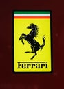 italy Ferrari logo Royalty Free Stock Photo