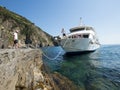 Italy 2017 Ferry Boat Approaching Dock