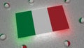 Italy Flag green white red europe