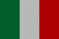 Italy flag painted on paper Royalty Free Stock Photo