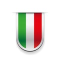 Italy flag ribbon vector Royalty Free Stock Photo