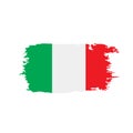 Italy flag, vector illustration Royalty Free Stock Photo