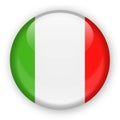 Italy Flag Vector Round Icon Royalty Free Stock Photo