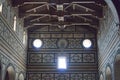 Interior view of Basilica San Miniato al Monte, Florence, Tuscany, Italy Royalty Free Stock Photo