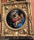 Italy. Florence. Art Gallery in Pitti Palace. Masterpieces of Renaissance sculpture and painting. Royalty Free Stock Photo