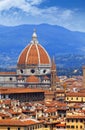 Italy. Florence. Cathedral Santa Maria del Fiore Royalty Free Stock Photo