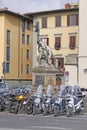 Italy. Florence.italy. Florence. City streets. Monuments to national heroes