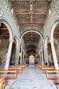 Italy, Florence - May 11 2019, Main aisle of San Miniato al Monte church in Florence Royalty Free Stock Photo