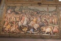 The rout of the Pisans at Torre San Vincenzo, fresco by Giorgio Vasari in medieval Palazzo Vecchio, Florence, Italy