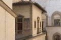 Medieval Florentine building. View from the top of Palazzo Vecchio, Florence, Tuscany, Italy. Royalty Free Stock Photo