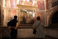 Italy,Florence,Santa Trinita church.