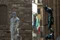 Italy,Florence, Signoria square and statue. Royalty Free Stock Photo