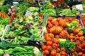 Italy food market Royalty Free Stock Photo