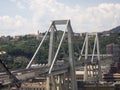 Italy, Genova, Morandi bridge.