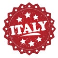 Italy grunge stamp