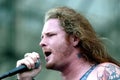 Stone Sour, Corey Taylor, during the concert Royalty Free Stock Photo