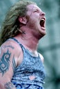 Stone Sour, Corey Taylor, during the concert Royalty Free Stock Photo