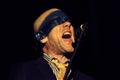 REM, Michael Stipe, during the concert Royalty Free Stock Photo