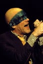 REM, Michael Stipe, during the concert Royalty Free Stock Photo