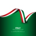 Italy Independence Day Vector Template Design Illustration