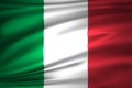 Italy flag illustration Royalty Free Stock Photo