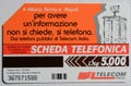 ITALY - June 25,2023 : Old italian phone card. Royalty Free Stock Photo