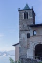 Italy Lake Maggoire church and water