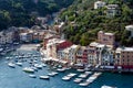 Italy. Liguria. Aerial view of Portofino