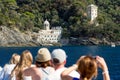 Italy. Liguria. Bay of Camogli. San Fruttuoso Abbey of Capodimonte