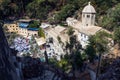 Italy. Liguria. Bay of Camogli. San Fruttuoso Abbey of Capodimonte