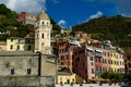 Italy. Liguria. Cinque Terre. The village of Vernazza Royalty Free Stock Photo