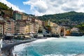 Italy. Liguria. The colored facades of Camogli