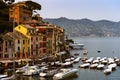 Italy. Liguria. The port of Portofino