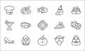 italy line icons. linear set. quality vector line set such as handbag, tomato, high heel, grapes, pope, drink, steak, provolone, Royalty Free Stock Photo