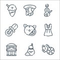 italy line icons. linear set. quality vector line set such as soccer, provolone, pantheon, dress, orange, pizza cutter, violin,