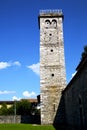 Italy lombardy in the arsago seprio old church tow