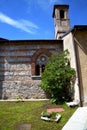 Italy lombardy in the besnate old church brick ste