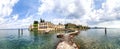 italy lombardy lake garda punta san vigilio. Royalty Free Stock Photo