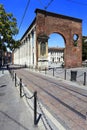 Italy - Lombardy - Milan - ancient Roman columns of San Lorenzo by the Corso di Porta Ticinese